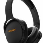 Triggr Trinity 2 With Dual Pairing, Enc, Fast Charge, 50H Battery, Rubber Finish, V5.3 Bluetooth(Midnight Black, On The Ear)