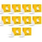 Jaquar Strella Slim 5W Round Recess Down Light – Warm White, Energy Efficient Led Ceiling Light For Home And Office (Pack Of 10)