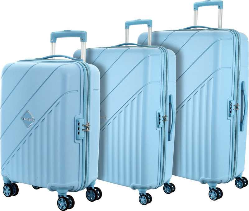 Kamiliant By American Tourister Combination Lock-Endure(Small 55Cm|Medium 68Cm|Large 79Cm) Expandable  Cabin & Check-In Set 8 Wheels – 30 Inches