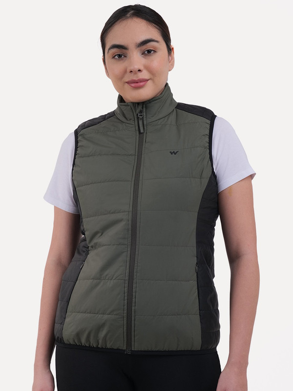 Wildcraft Sleeveless Colorblock Women Jacket