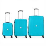 Aristocrat Armstrong Set Of 3 (Small 53Cm|Medium 65Cm|Large 78Cm) – Trolley Bag Cabin & Check-In Set 4 Wheels – 31 Inch