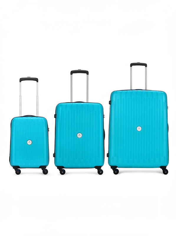 Aristocrat Armstrong Set Of 3 (Small 53Cm|Medium 65Cm|Large 78Cm) – Trolley Bag Cabin & Check-In Set 4 Wheels – 31 Inch