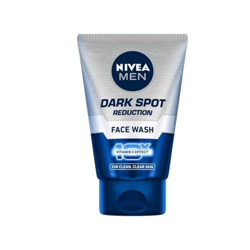 Nivea Men Dark Spot Reduction Face Wash 100 G | With Ginko And Ginseng Extracts For Clean, Healthy & Clear Skin In Summer | 10 X Vitamin C Effect For Radiant Skin |For Dark Spot Reduction