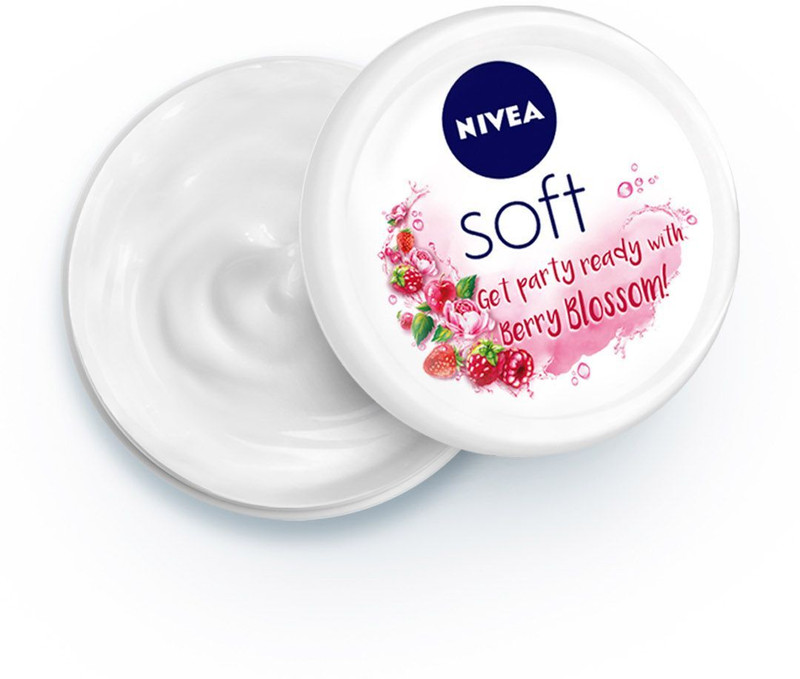 Nivea Soft Light Moisturizer | Day Cream | Berry Blossom – Vitamin E & Jojoba Oil(200 Ml)