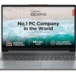 Lenovo Ideapad 1 Amd Ryzen 5 5500U 15.6″ Hd Thin And Light Laptop (8Gb Ram/512Gb Ssd/Windows 11 Home/Office Home 2024/1 Year Adp Free/Grey/1.6Kg), 82R4011Min