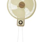 Amazon Basics High-Speed Wall Fan I 3 Adjustable Fan Speeds | Rust Resistant Body | Rpm 1900 | 400Mm Sweep Length (White)