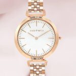 Joker & Witch Joker & Witch Petite 36Mm White Dial Rosegold Stainless Steel Watch For Women Analog Watch  – For Women