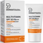 Dermatouch Sunscreen – Spf 50 Pa+++ Multivitamin Gel | Uva-Uvb Protection | Zero White Cast(30 G)