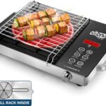 Eltons 2200 W Radiant Cooktop Touch Panel, Jog Dial(Black, Silver, Infrablaze)