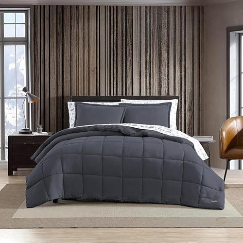 Bsb Home Winter Bedding Set – Cozy, Warm, And Plush For Ultimate Comfort 500 Gsm Hevay Winter Blanket With Woollen King Size Pillow Covers, Color- Grey