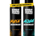Bombay Shaving Company Fresh Aqua & Intense Musk 120Ml X 2 Combo Deodorant Luxury Deodorant Spray  –  For Men & Women(240 Ml, Pack Of 2)