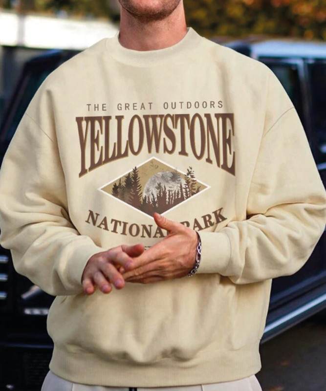 Metronaut Woven Round Neck Casual Men Beige Sweater