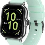 Pebble Spark Ace 1.85 Large Hd Display, Health Suite, 100+ Watch Faces, 7 Days Battery Smartwatch(Green Strap, Free Size)