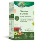 Zandu Cleanse & Detox Herbal Infusion: Use This Tea Bag To Give Your Body The Gift Of Good Health |Helps Improve Skin Glow & Detoxifies The Body (25 Tea Bags), Green Tea, 90 Gram