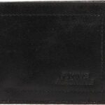 Flying Machine Men Black Genuine Leather Wallet(5 Card Slots)