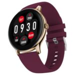 Fire-Boltt Phoenix Pro Smart Watch 1.39 Inch Bluetooth Calling, Ai Voice Assistant, Metal Body With 120+ Sports Modes, Spo2, Heart Rate Monitoring (Burgandy)