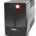 Frontech Ups Electra Plus 600Va/360W, Uninterrupted Power Supply System Ft-2564 220 V Line-Interactive Rack-Mount Model Ups With Overload Protection 3 Outlet Plugs