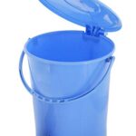 Fun Homes Plastic Dustbin Garbage Bin With Handle (10 Liters, Blue, Fun0294)