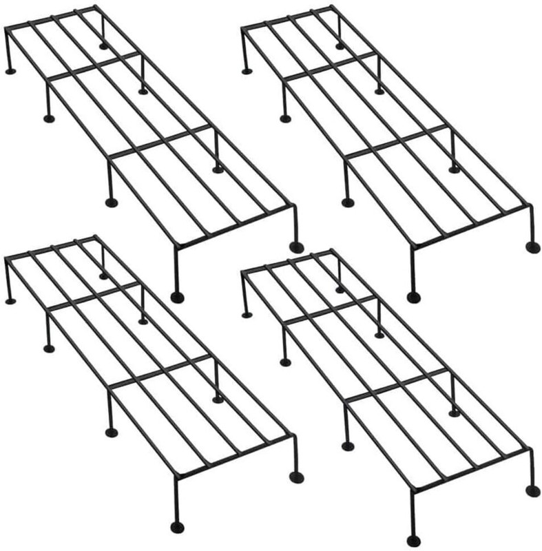 Decorexperts Lop Plant Container Set(Pack Of 4, Metal)