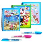Glun® Water Magic Book Random Theme C2 Pack Of 3