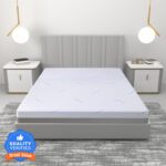 Carlton London Mellow Foam – Luxury Organic With Cool Gel Fabric -Soft Comfort 8 Inch Queen Pu Foam Mattress(L X W: 78 Inch X 60 Inch)