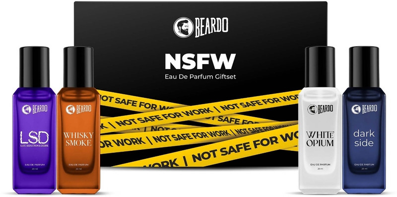 Beardo Nsfw Perfume Giftset For Men | Strong | Long Lasting | Fresh Fragrance Scent Eau De Parfum  –  80 Ml(For Men)