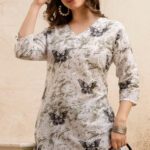 Surhi Women Printed Straight Kurta(Multicolor)