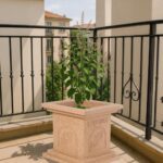 Bigsmall Tulsi Traditionally Designed Plant Pots, Premium Durable Polymer Flower Pots For Indoor & Outdoor Plants – Lightweight, Stylish, And Weather-Resistant Planters (Tulsi-Sand Stone, 10 Inch)