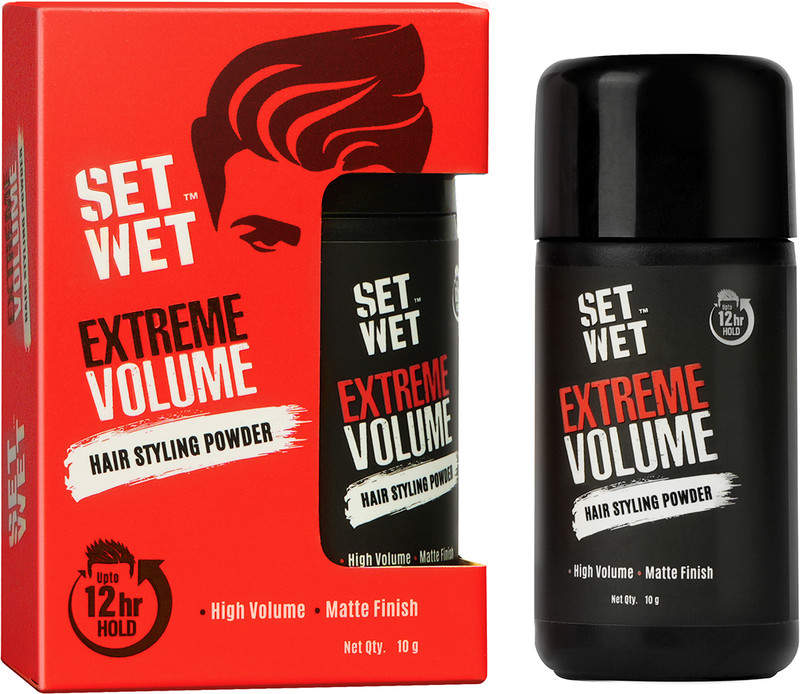 Set Wet Extreme Volume Hairstyling Powder 10G|Strong Hold & Matte Finish Hair Powder(10 G)