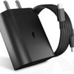 Neroedge 25 W 3 A Wall Charger For Mobile With Detachable Cable(Black, Cable Included)