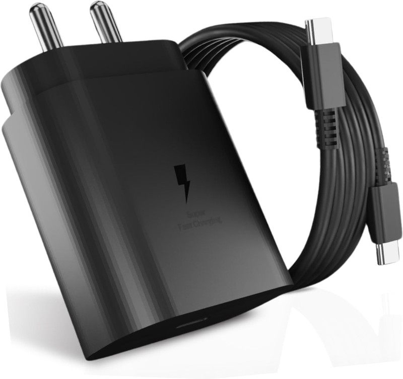 Neroedge 25 W 3 A Wall Charger For Mobile With Detachable Cable(Black, Cable Included)