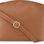 Fastrack Tan Sling Bag Solid