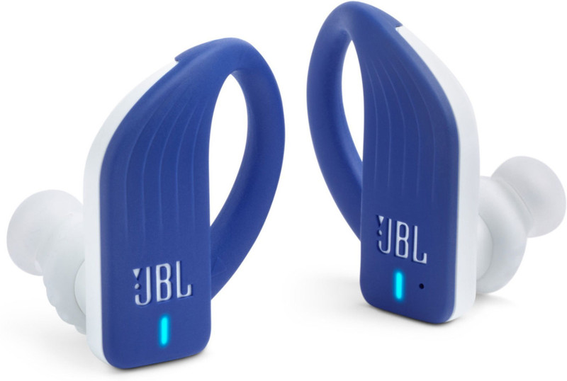 Jbl Endurance Peak Ipx7 Rated And 24Hrs Battery Life True Wireless Bluetooth Gaming(White, Blue, True Wireless)