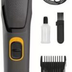 The Man Company Tmc 11 Cordless Professional Hair Trimmer Titanium Coated Blade Waterproof Trimmer 120 Min Runtime 4 Length Settings(Black, Yellow)
