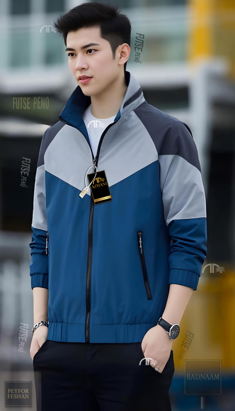 Azmani Full Sleeve Colorblock Men Jacket