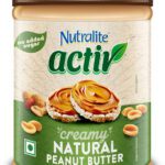 Nutralite Activ Peanut Butter, Plant Based Protein Source, Natural Creamy(1 Kg)