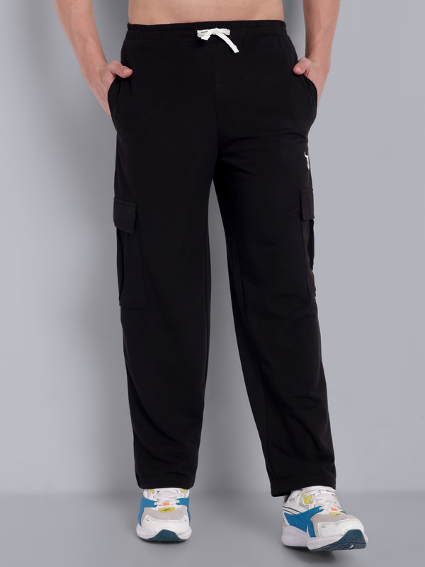 Go Devil Regular Fit Men Black Trousers
