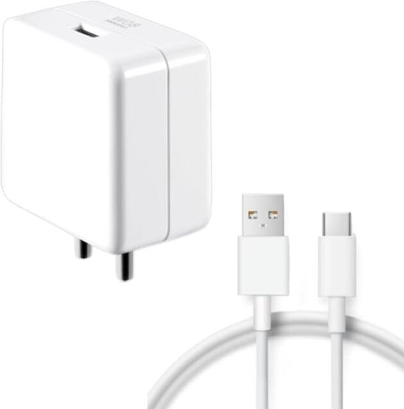 Oppo 80 W Supervooc 7.3 A Wall Charger For Mobile With Detachable Cable(White, Cable Included)