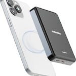 Dubstep 10000 Mah 20 W Wired & Wireless With Magsafe Compact Pocket Size Power Bank(Black, Lithium Polymer, Fast Charging For Mobile, Earbuds, Smartwatch, Speaker)