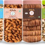 41 Foods Dry Fruits Combo Pack Of Badam Kaju Pista Anjeer (250Gm X 4) 1 Kg Cashews, Almonds, Pistachios, Figs(4 X 250 G)