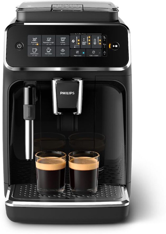 Philips Fully Automatic Bean To Cup Espresso Machine With Milk Frother Coffee Maker(Black, Glossy Black)
