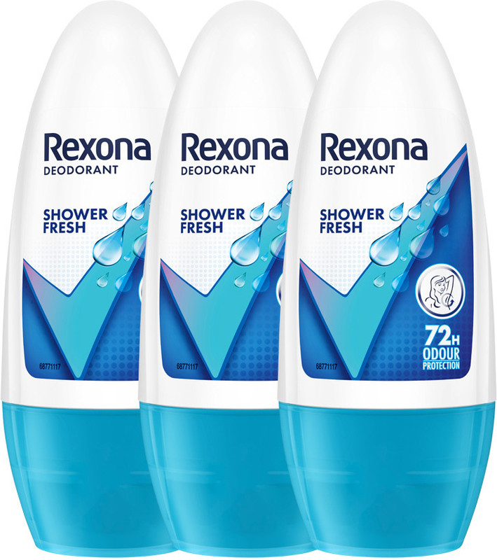 Rexona Shower Fresh Underarm Roll On Deodorant For Women (Po3) Deodorant Roll-On – For Women(150 Ml, Pack Of 3)
