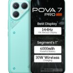 Tecno Pova 7 Pro 5G (Neon Cyan, 256 Gb)(8 Gb Ram)
