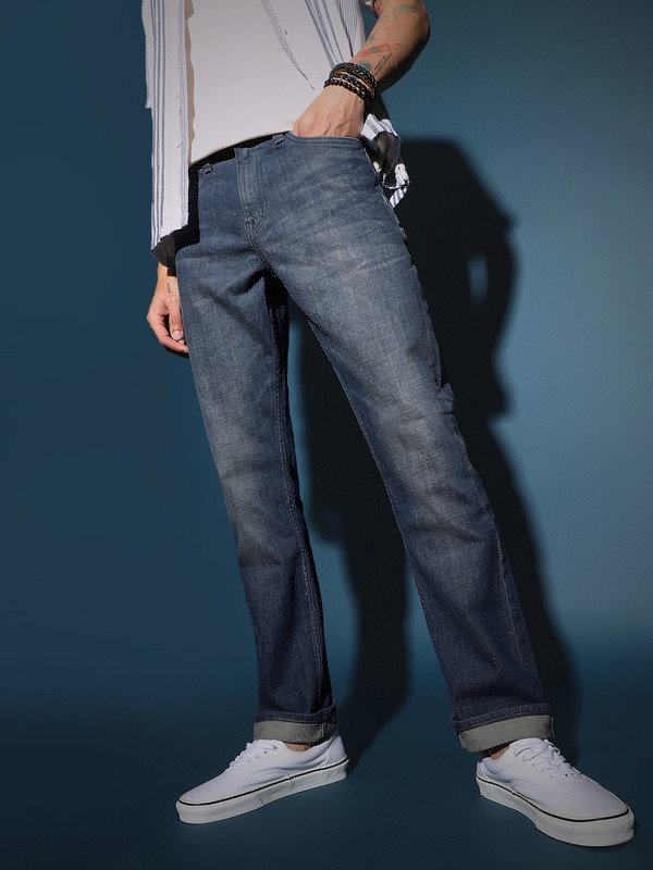 Lee Straight Fit Men Blue Jeans