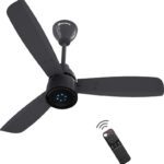 Atomberg Renesa Prime Remote|High Air Delivery|Led Speed Indicator|Low Noise|Sleek Design With 3 Year Warranty Bldc Motor With Remote 900 Mm Ceiling Fan(5 Star | Pebble Grey | Pack Of 1)