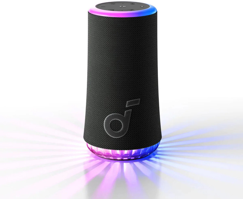 Soundcore By Anker Glow 360Sound, 30Watts, 18Hrs, Ip67, Light Show, Connect Over 100 Speakers With Google Assistant Smart Speaker(Black)