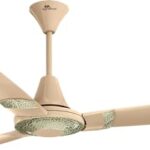 Rr Signature Jaipur Tamra 1200Mm Designer Ceiling Fan For Home And Office | Star Rated And 40% Energy Saving (2 Year Warranty, Kanak Gold)