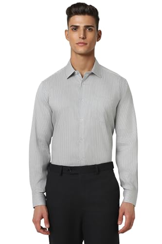 Van Heusen Men’S Modern Fit Shirt (Vhsfbcubf09932_Light Grey