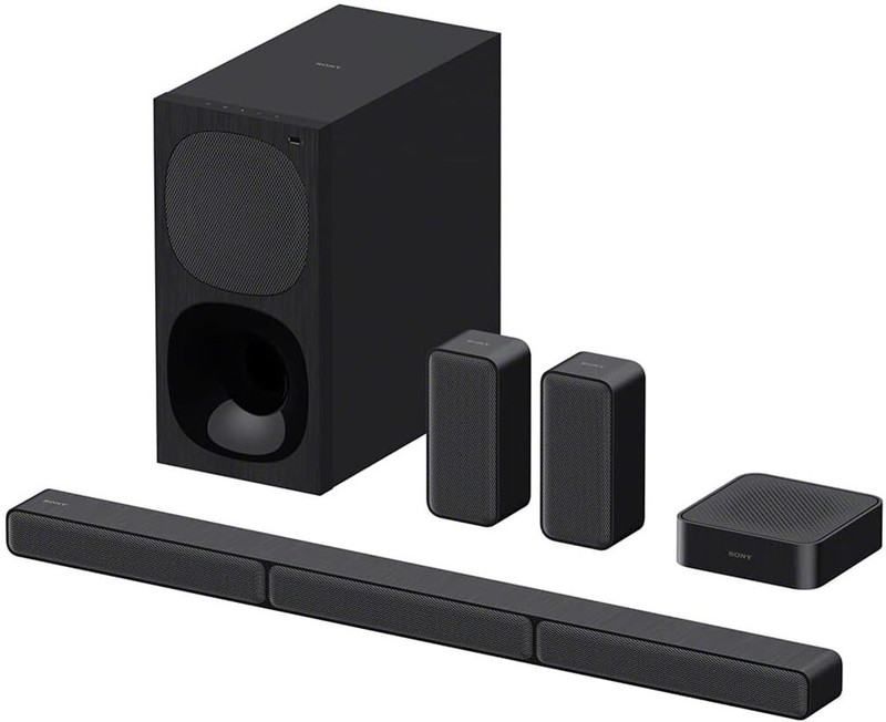 Sony Ht-S40R 5.1Ch Home Theatre With Dolby Digital, Subwoofer, Rear Speakers, 600 W Bluetooth Soundbar(Black, 5.1 Channel)