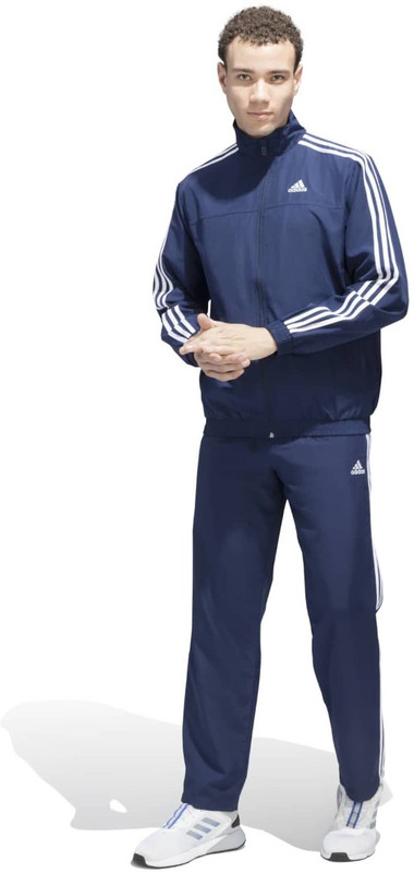 Adidas Striped Men Track Suit